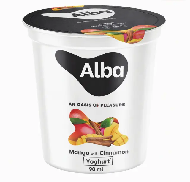 Alba Mango Cinnamon Yoghurt 450Ml